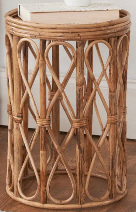 Woven Rattan Side Table