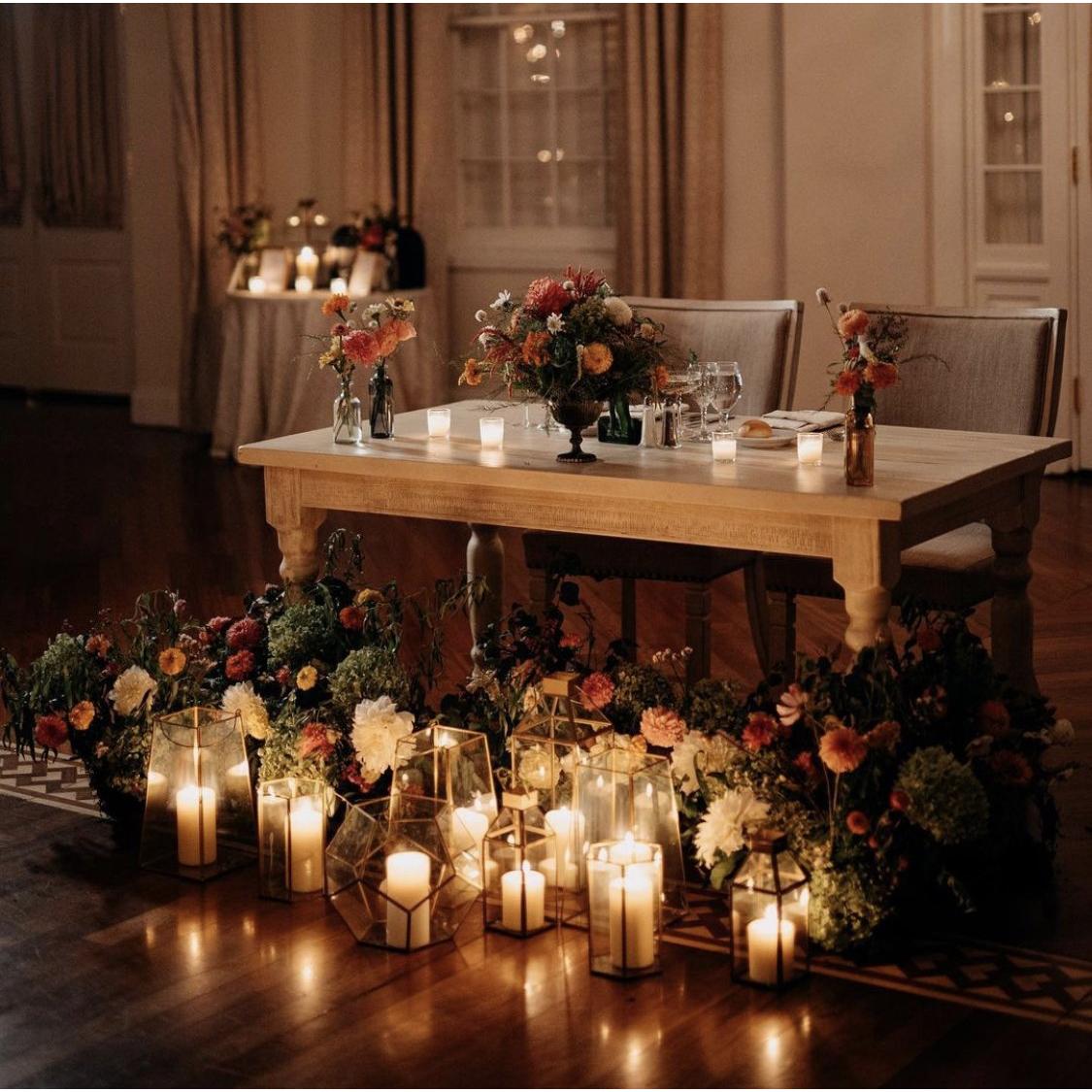 Gold + Glass Lanterns