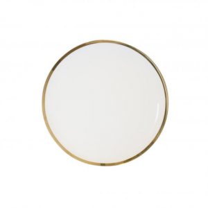 Iris Gold Dinner Plates Dinnerware