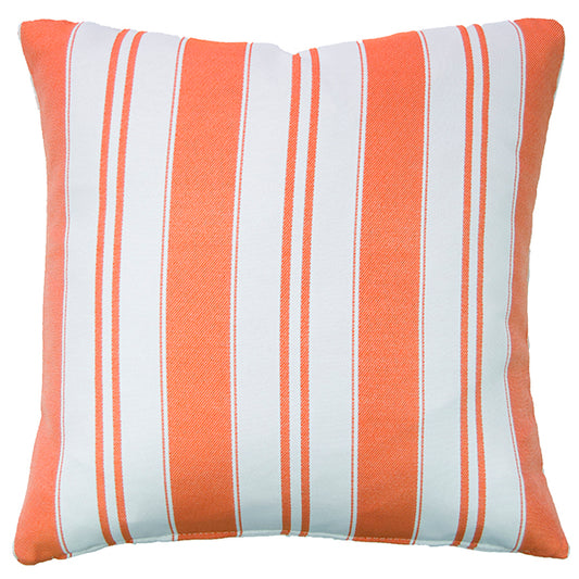 Lady Tangerine Stripes Pillow