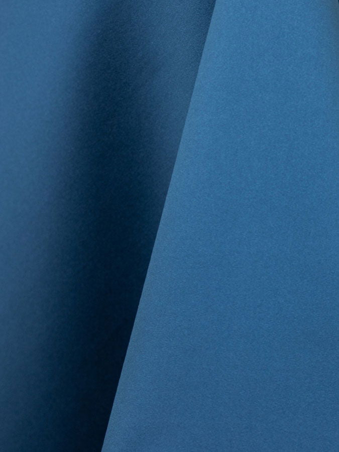 Lamour Matte Satin Azure Linen