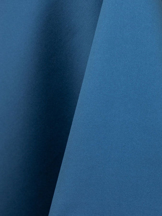 Lamour Matte Satin Azure Linen