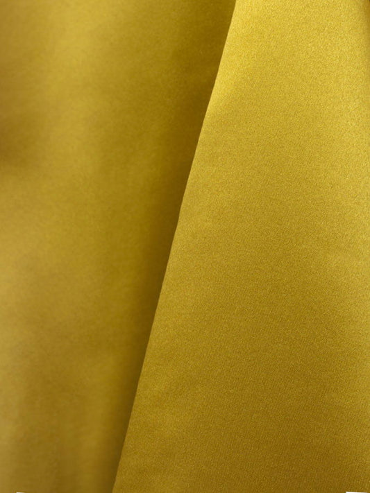 Lamour Matte Satin Citron Linen