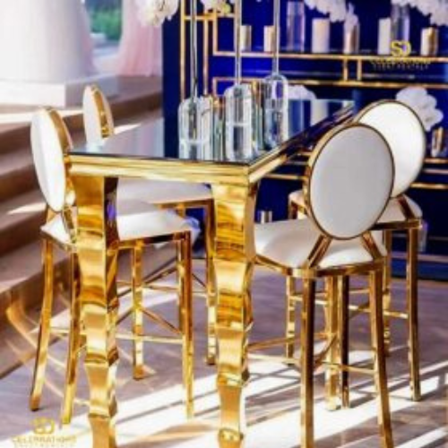 Legacy Bar Table With High Stools