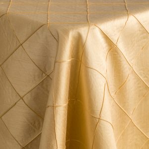 Pintuck Gold Linen