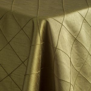 Pintuck Olive Linen