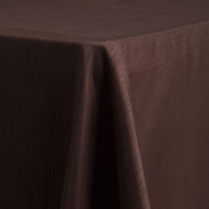 Shantung Chocolate Linen