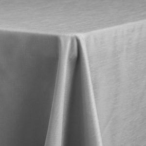 Shantung Silver Linen