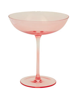 Pirlo Lucid Blush Coupe Glass