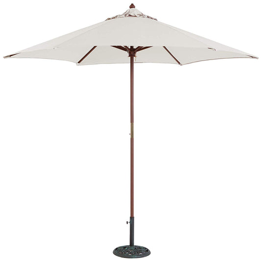Natural – 9 ft. Wood Market Umbrella