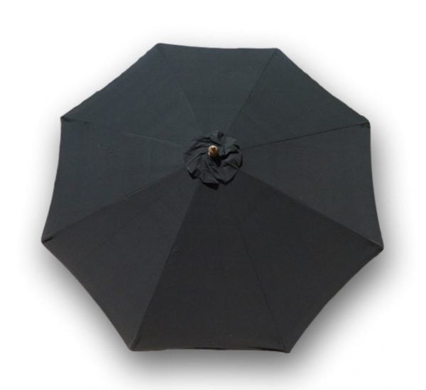 Black 9' Market Umbrella