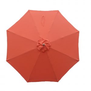 Orange 9' Market Umbrella