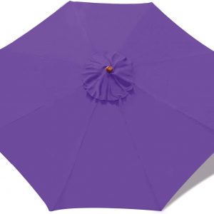 Purple 9' Market Umbrella