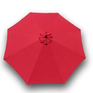 Red 9' Market Umbrella