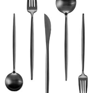 Matte Black Flatware