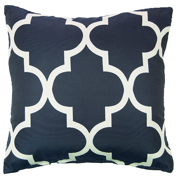 Miami Arches Pillow – Navy Blue