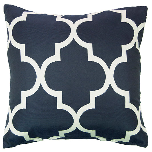 Miami Arches Pillow – Navy Blue
