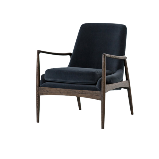 The Lynch Modern Velvet Arm Chair