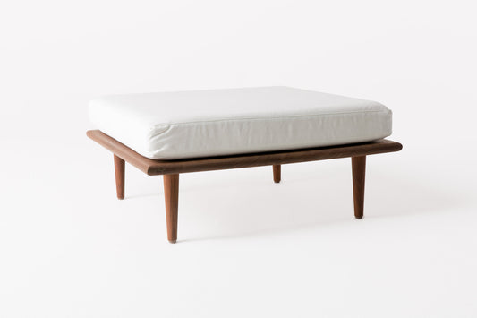 White Modernica Square Ottoman