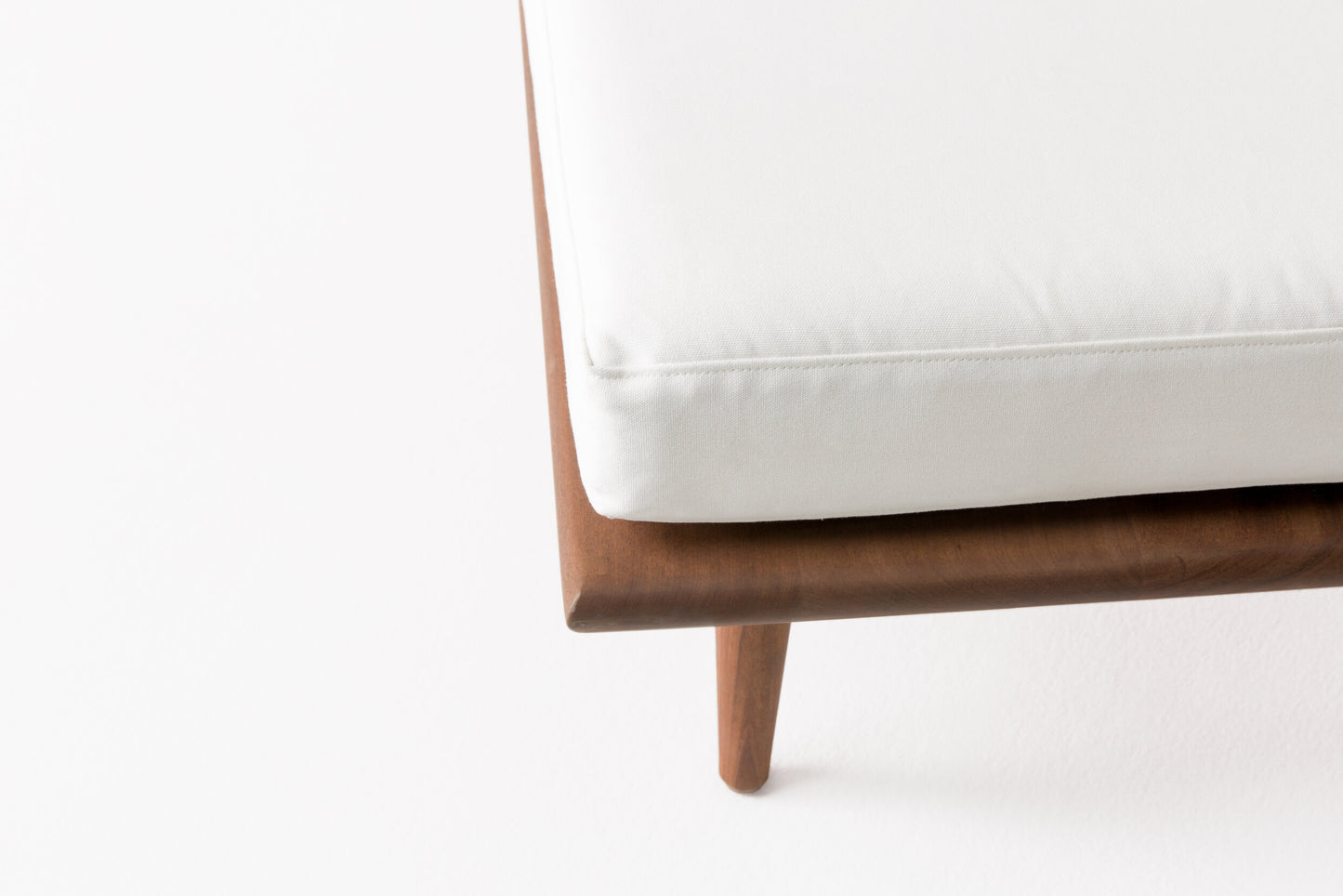 White Modernica Square Ottoman