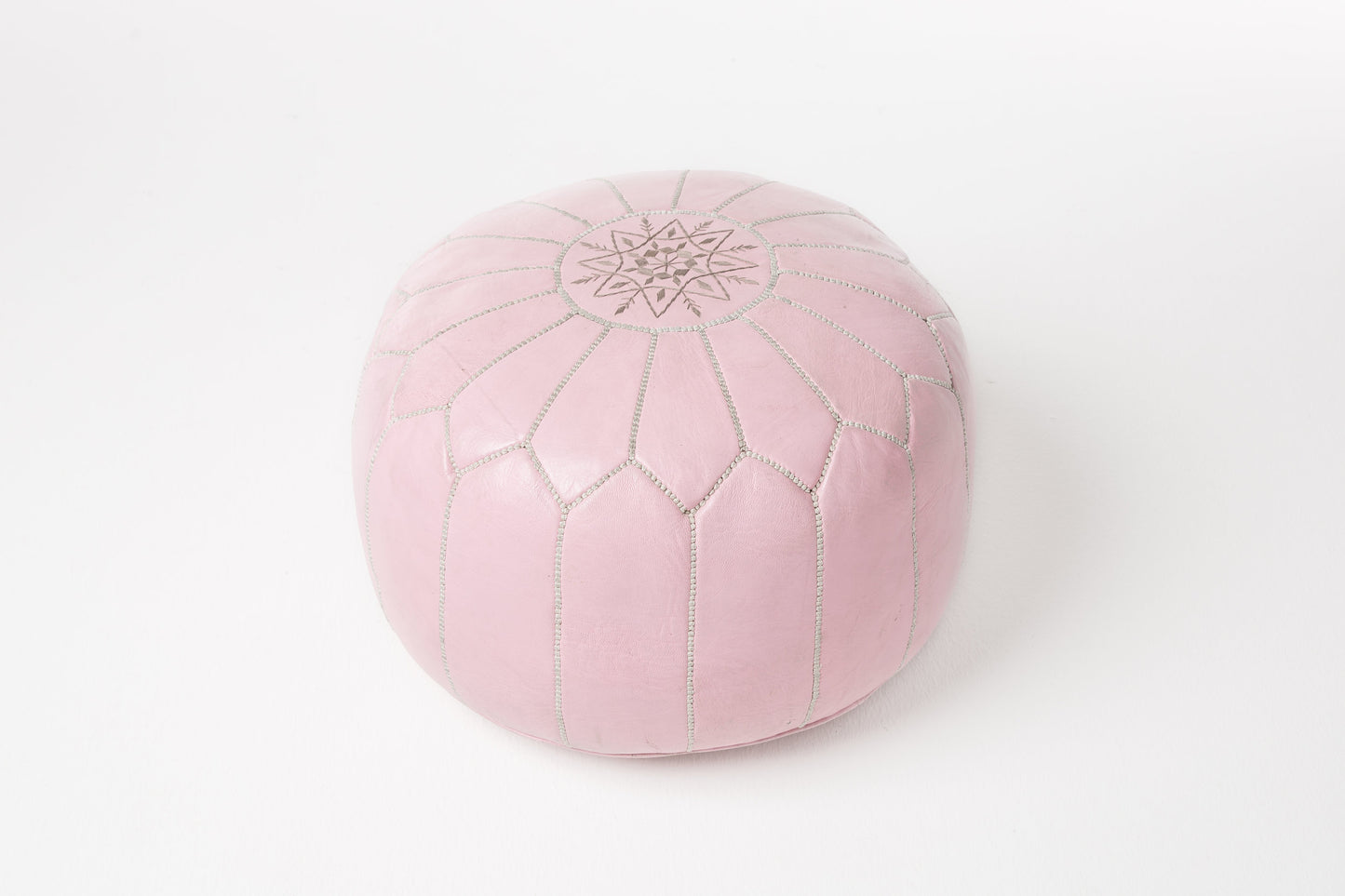 Light Pink Moroccan Pouf