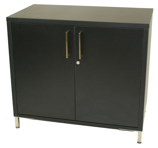 Storage Cabinet with Legs - Black