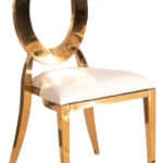 Gold Oracle Chair Black Velvet Full