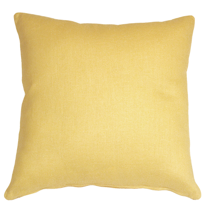 Pale Yellow Velour Pillow