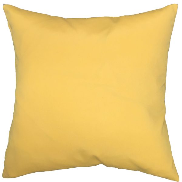 Palm Beach Solid Pillow – Sunflower Yellow