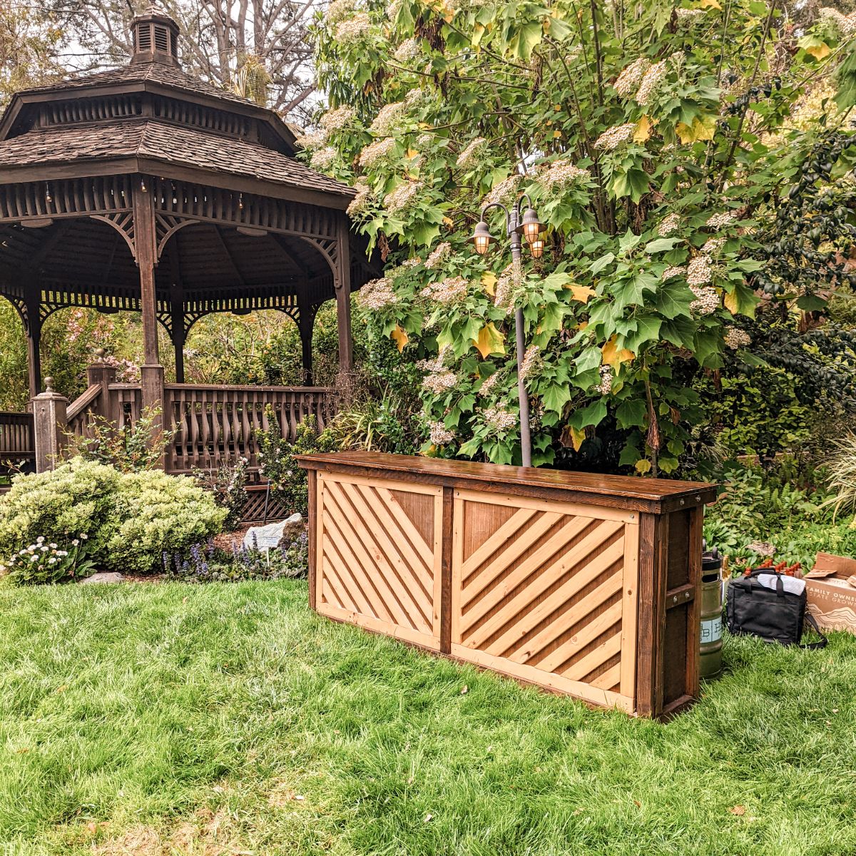 8' Hickory Slatted Bar