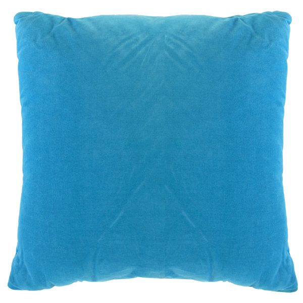 Peacock Blue Velvet Pillow