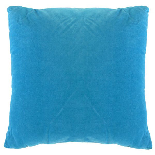 Peacock Blue Velvet Pillow