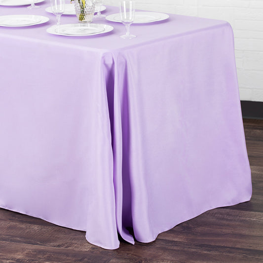 Lavender Rectangular Tablecloth 156″ X 90″