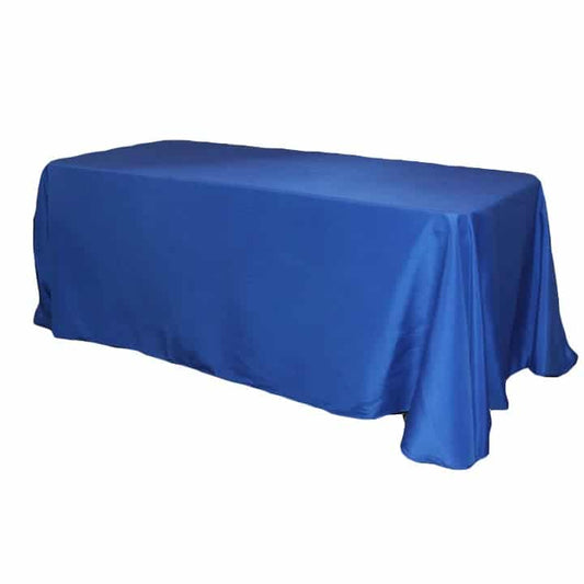Royal Blue Rectangular Tablecloth 132″ X 90″