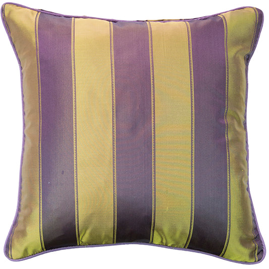 Renaissance Stripes Pillow – Purple/Gold