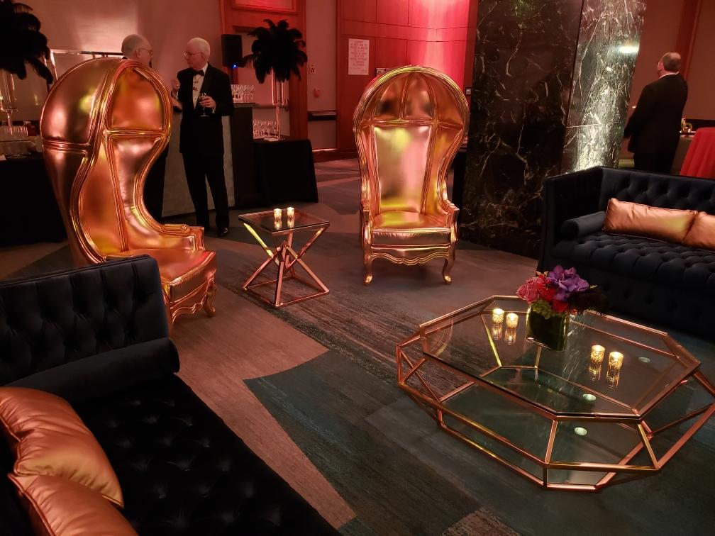 Dome Chair Metallic Gold