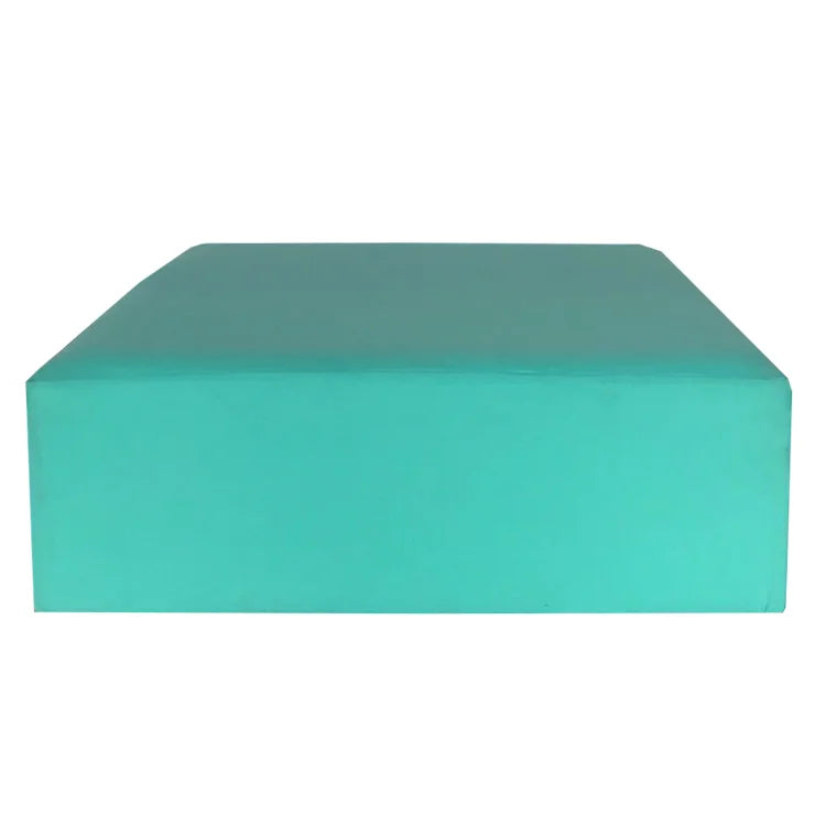 Big Square Ottoman - Tiffany Blue