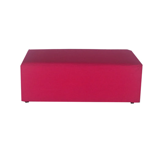 Rectangle Ottoman - Magenta