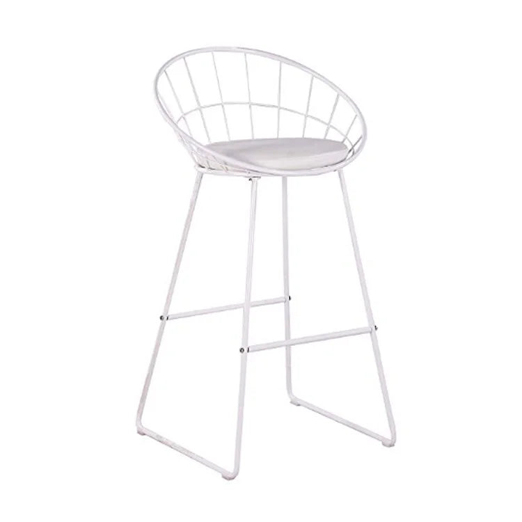 Wire Barstool - White