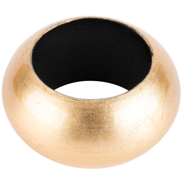 Gold Round Napkin Ring Holder