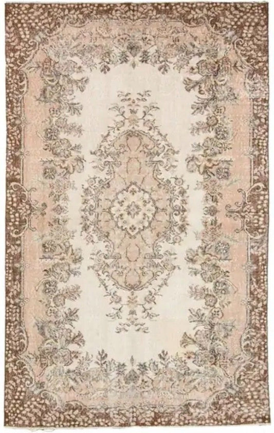 Pale Pink Botanical Rug