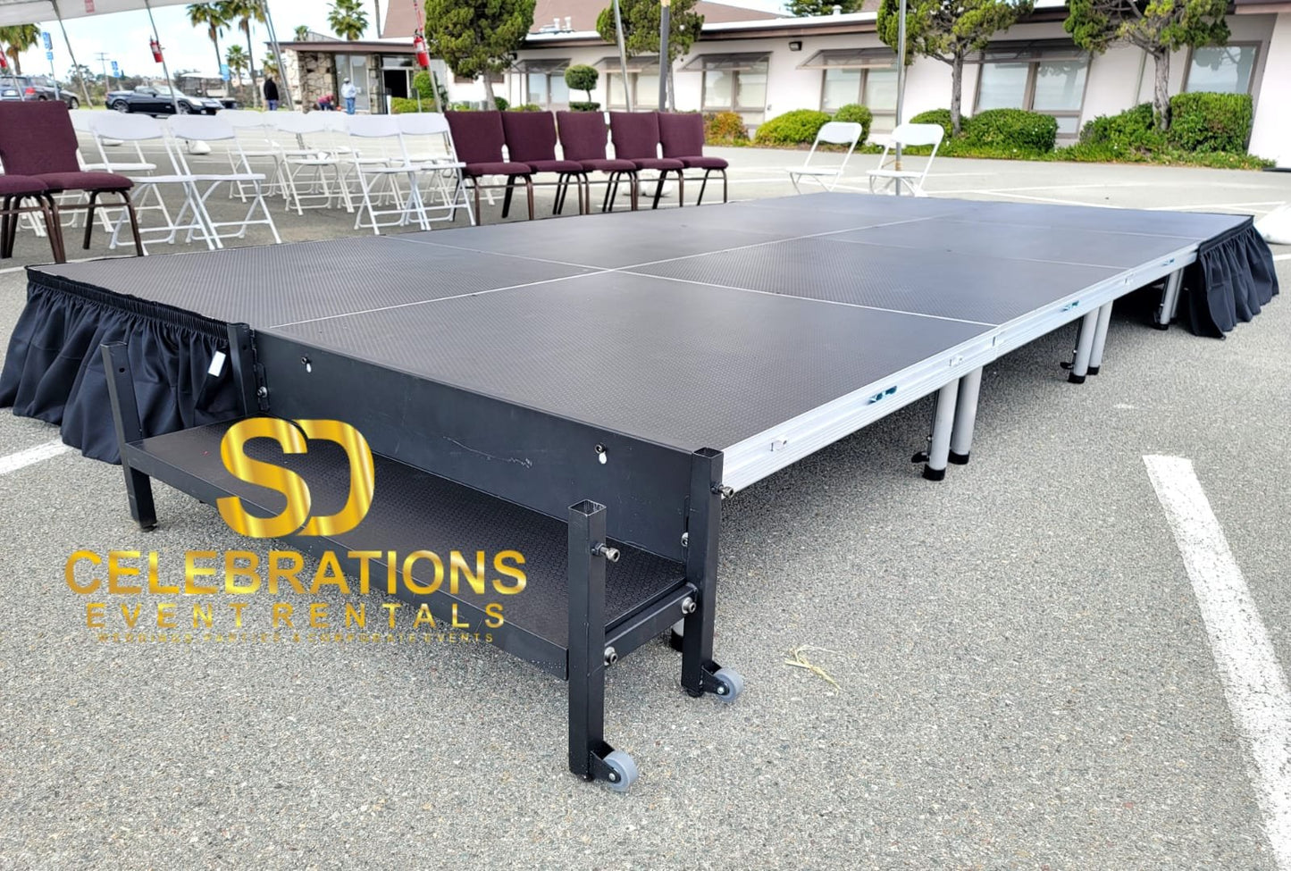 Full Stage Raiser 8x16'