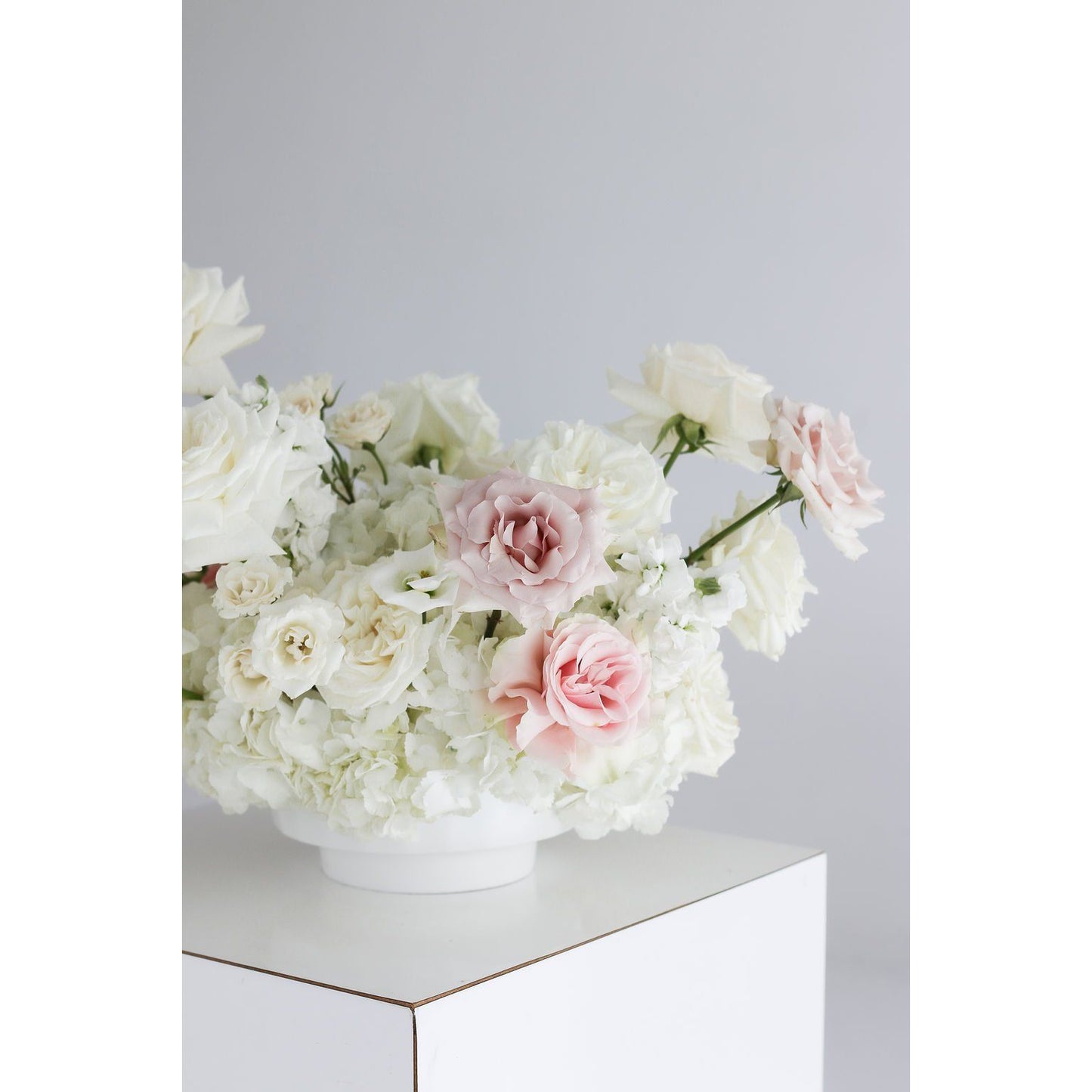 Ivory & Blush Centerpiece