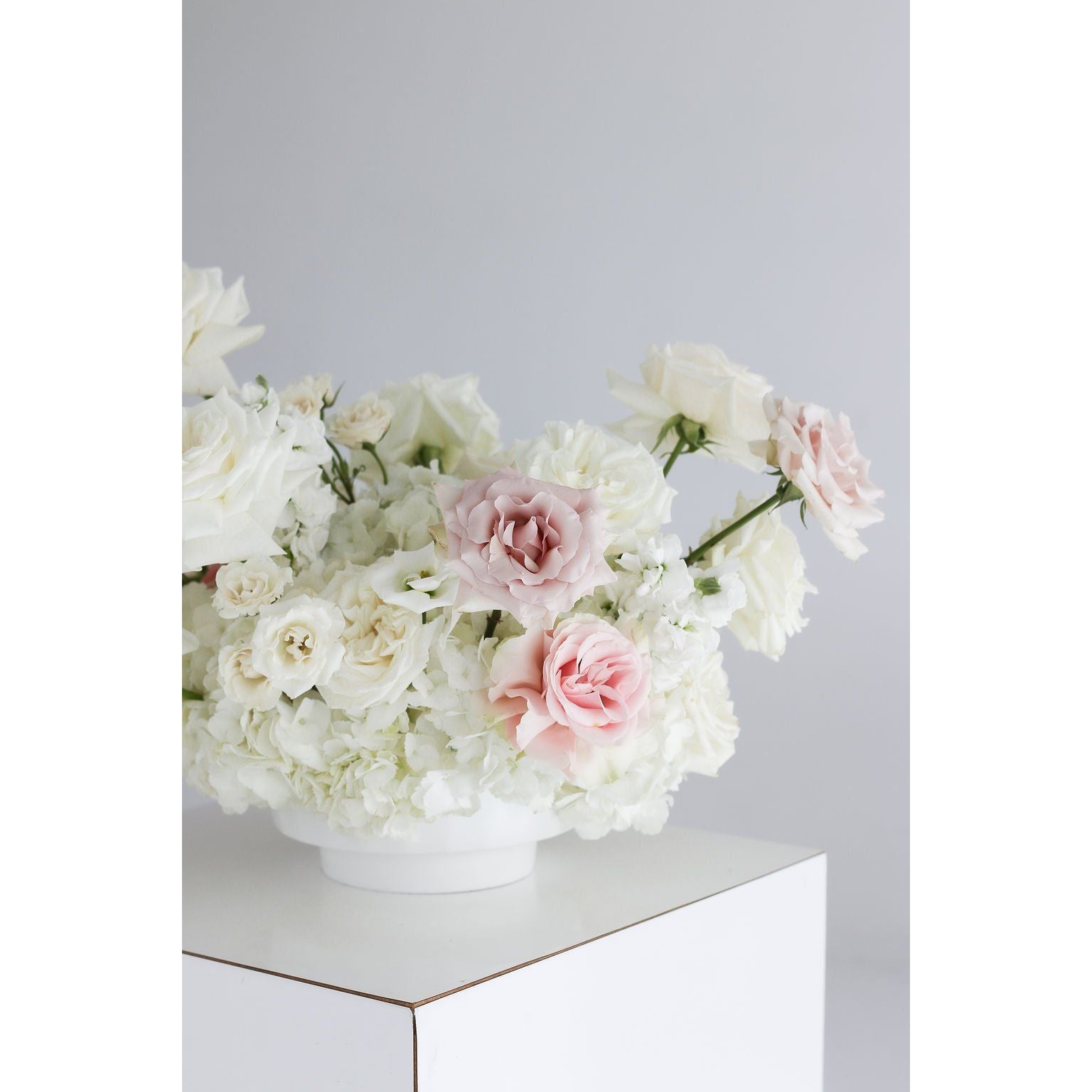 Ivory & Blush Centerpiece