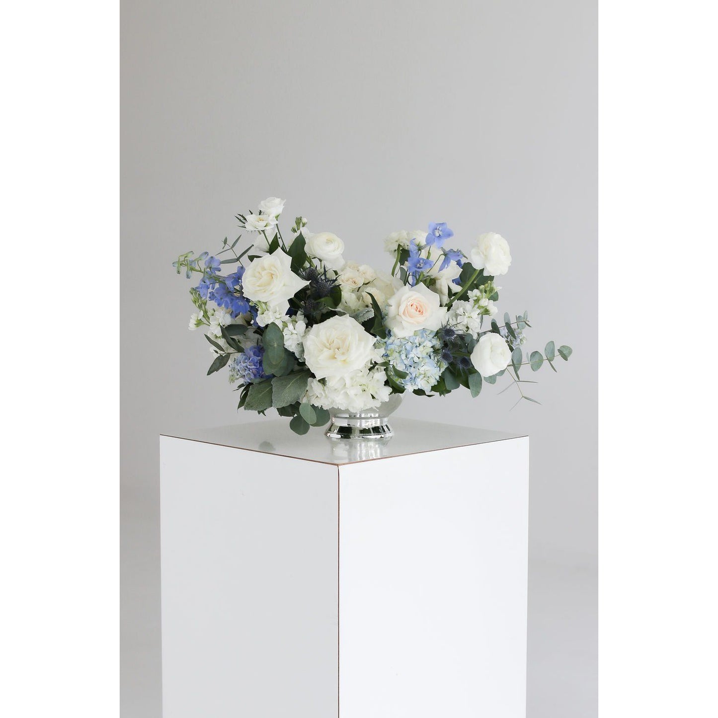 White & Blue Centerpiece