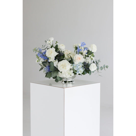 White & Blue Centerpiece