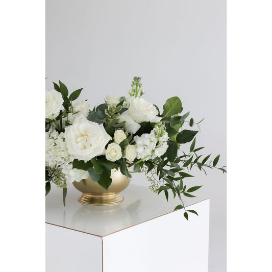 White & Green Centerpiece