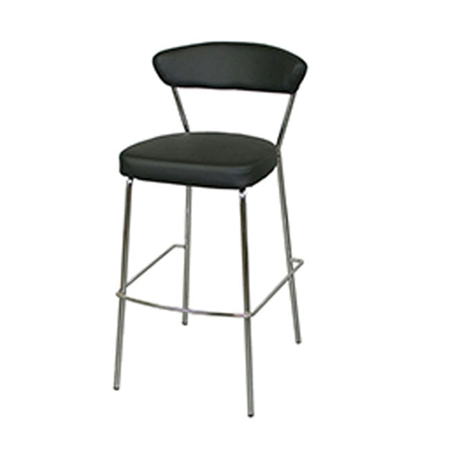Euro 2 Bar Stool - Black