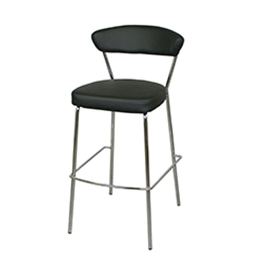 Euro 2 Bar Stool - Black