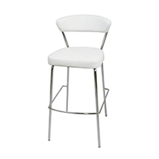 Euro 2 Bar Stool - White